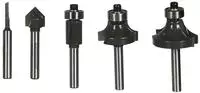 RYOBI 5132003828, RYOBI 5-teiliges Fr&auml;serset, Zubeh&ouml;r f&uuml;r Oberfr&auml;sen, 6 mm