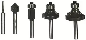 Ryobi RAKRBS5 Fr&auml;ser-Sortiment, 5-tlg. (5132003828)
