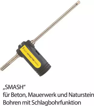 Alpen SDS-plus Dust Extractor Smash Saugbohrer, 14x250x370mm, 1 St&uuml;ck (0058001400100)