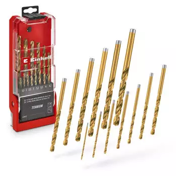 Einhell HSS-G Titan Metallbohrer-Sortiment inkl. Werkzeugbox, 13-tlg. (49427013)