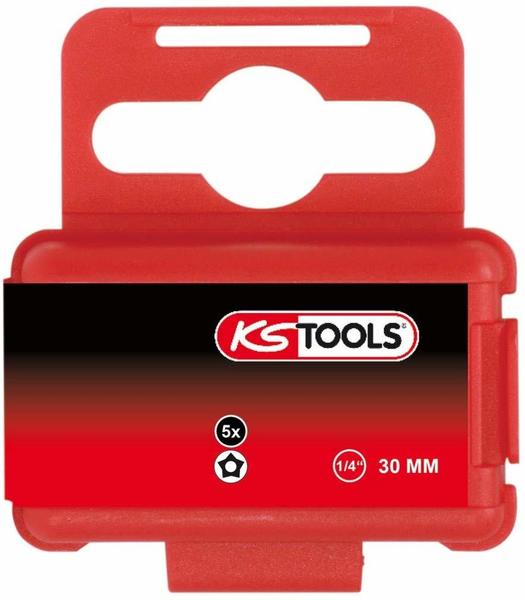 KS Tools CLASSIC Bit für Fünfsternschrauben mit Stirnlochbohrung (911.3116)