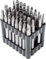 Br&uuml;der Mannesmann - M29732 Bit-set 32teilig T-profil Mit Loch, Kreuzschlitz