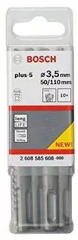 Bosch SDS-plus-5 S4L Hammerbohrer 3,5 x 50 x 110 mm, 10 St&uuml;ck (2608585608)