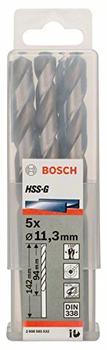 Bosch HSS-G Metallbohrer 11,3 mm, 5 St. (2608585532)