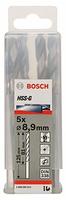 Bosch Pro Metal HSS-G Metallbohrer, 8,9 x 81 x 125 mm - 5er-Pack - 2608585514 (5