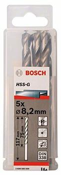 Bosch HSS-G Metallbohrer 8,2mm (2608585509)