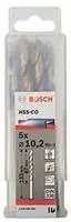 Bosch Accessories 2608585899, Bosch Accessories Metallbohrer HSS-Co, DIN 338, 10,2 x