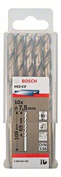 Bosch HSS-Co Metallbohrer 7,5mm (2608585893)