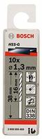 Bosch Accessories 2608585469, Bosch Accessories Metallbohrer HSS-G, DIN 338, 1,3 x 16