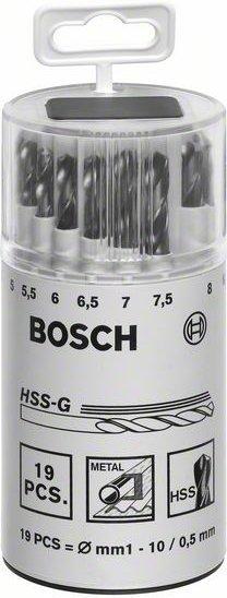 Bosch Metallbohrer-Set HSS-G 19-tlg.