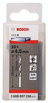 Bosch Karosseriebohrer HSS-R 4,5 x 24 x 58 mm