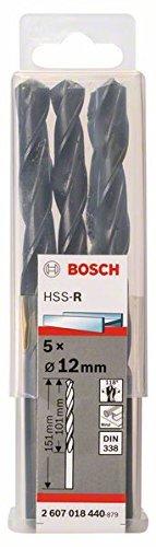 Bosch Metallbohrer HSS-R 12 x 101 x 151 mm (5 Stück) (2607018440)