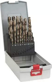 Bosch 25-tlg. ProBox Metallbohrer-Set HSS-Co, DIN 338 (2608587018)