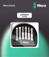 Wera 05073635001, Wera Mini-Check, 50 mm, 05073635001 Bit-Set 6teilig Schlitz,