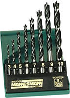 Br&uuml;der Mannesmann M54308 Holz-Spiralbohrer-Set 8teilig 3 mm, 4 mm, 5 mm, 6 mm, 7 mm,