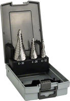 3tlg. Stufenbohrer Hss-set 4-12 4-20 6-30 Mm - Bosch