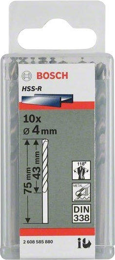 Bosch Pro Metall-Bohrer HSS-R rollgewalzt 5 mm (2607018421)