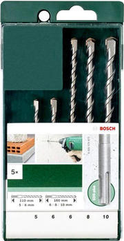 Bosch Hammer-Bohrer-Set SDS-plus, 5-teilig (2609255541)