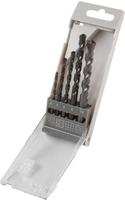 Wolfcraft - Steinbohrer-set Hm 8450000 &Oslash; 4 - 10 Mm 5-teilig Rundschaft Bohrersets