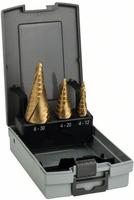 Hss-tin-stufenbohrerset, 3-tlg., 4-12/4-20/6-30 - Bosch