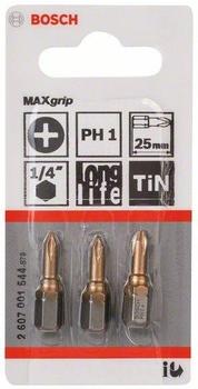 Bosch Max Grip PH1 25 mm 3tlg. 2607001544