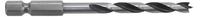 WOLFCRAFT 7261000, Wolfcraft 7261000 Holz-Spiralbohrer 3 mm Gesamtl&auml;nge 65 mm 1/4