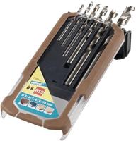 wolfcraft 7120000, wolfcraft 1 Holzbohrer-Set HSS Prof. 6-tlg &oslash;3-10mm (10 mm, 3 mm,