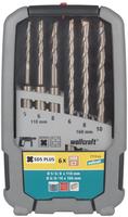 wolfcraft 7113000, wolfcraft 1 Hammer-Schlagbohrer-Set Standard 6-tlg (10 mm, 5 mm, 6