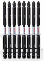 Bosch Doppelklingenbit-Set Impact Control, 8-tlg., 4 St./PH2, 4 St./PZ2, 110 mm (PH,