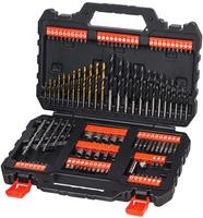 Black & Decker A7200, Black & Decker Bohrer& Schrauberbitset,109teilig (1.5 mm, 10