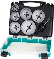 Wolfcraft 5423000, Wolfcraft 5423000 Lochs&auml;gen-Set 8teilig 40 mm, 54 mm, 65 mm, 68