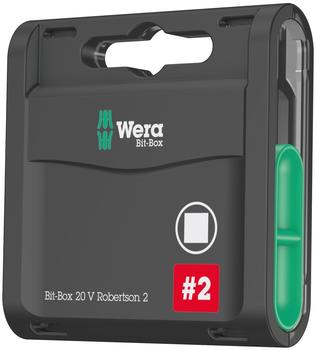 Wera Bit-Box 20 V Robertson 2, 20-tlg. (05057790001)