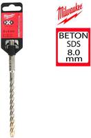 Milwaukee 4932352022, Milwaukee Hammerbohrer MX4 SDS-Plus 8 x 165 mm, SDS-Plus