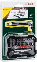 Bosch Promoline 26+1 Teilig Schraubendreher-bit-set Mit Ratsche