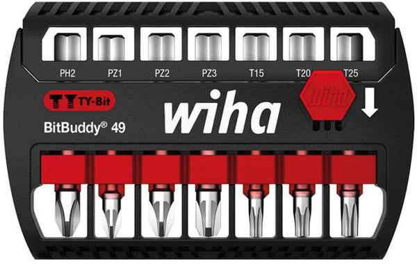 Wiha BitBuddy TY-Bit (49mm) - 7-tlg. (SB7946TY903)