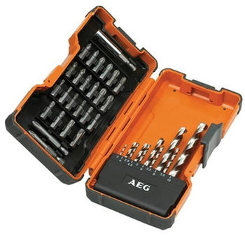 AEG Powertools Power Set HSS-G (DIN 338) Metal Drill Bits & Screwdriving Bits