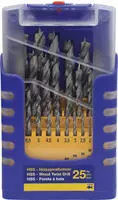 Fisch Holzspiralbohrer-Satz WS Standard 25-teilig 1 - 13 mm - 0120025K01