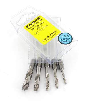 Famag Holzspiralbohrer-Bit-Set HSS-G 5-tlg. (1596.805.00)