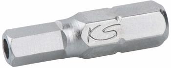 KS Tools CLASSIC Bit für Innensechskant-Schrauben mit Stirnlochbohrung (911.2958)