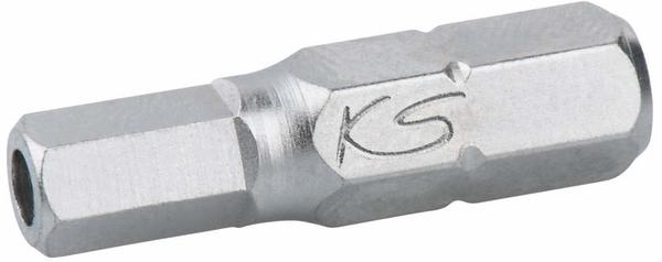 KS Tools CLASSIC Bit für Innensechskant-Schrauben mit Stirnlochbohrung (911.2958)