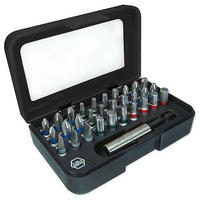 Wiha Bit Set Standard 25 mm gemischt 31-tlg. 1/4 C6,3 in Box mit G&uuml;rtelclip, Art.Nr.