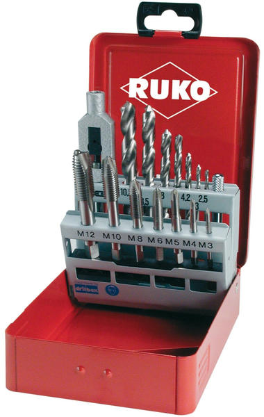 RUKO Maschinengewindebohrer-Set 15-tlg (245004)