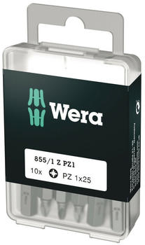 Wera 855/1 Z DIY Bits, PZ 1 x 25 mm, 10-pc.