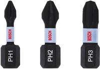 Accessories 2608522470 Kreuzschlitz-bit 3teilig Kreuzschlitz Phillips - Bosch