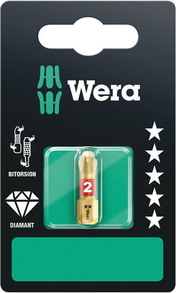 Wera 851/1 BDC SB PH2 6,3 mm / 1/4