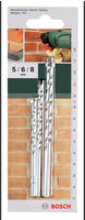 Bosch Steinbohrer-Set 5,0 x 85; 6,0 x 100; 8,0 x 120, 3-tlg. - 2609255458