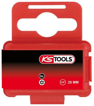 KS Tools CLASSIC Bit für TX-Schrauben mit Stirnlochbohrung (911.2280)