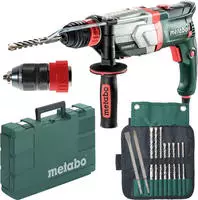 Metabo - Multihammer Uhev 2860-2 Quick Set Inkl. Sds-plus Bohrer/mei&szlig;el Im Koffer