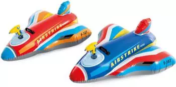 Intex Aufsitz-Flugzeug-Badering mit Wasserpistole (57531NP)