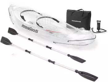 InnovaGoods Paros aufblasbares Kajak transparent 2 Personen 312cm (V0103703)